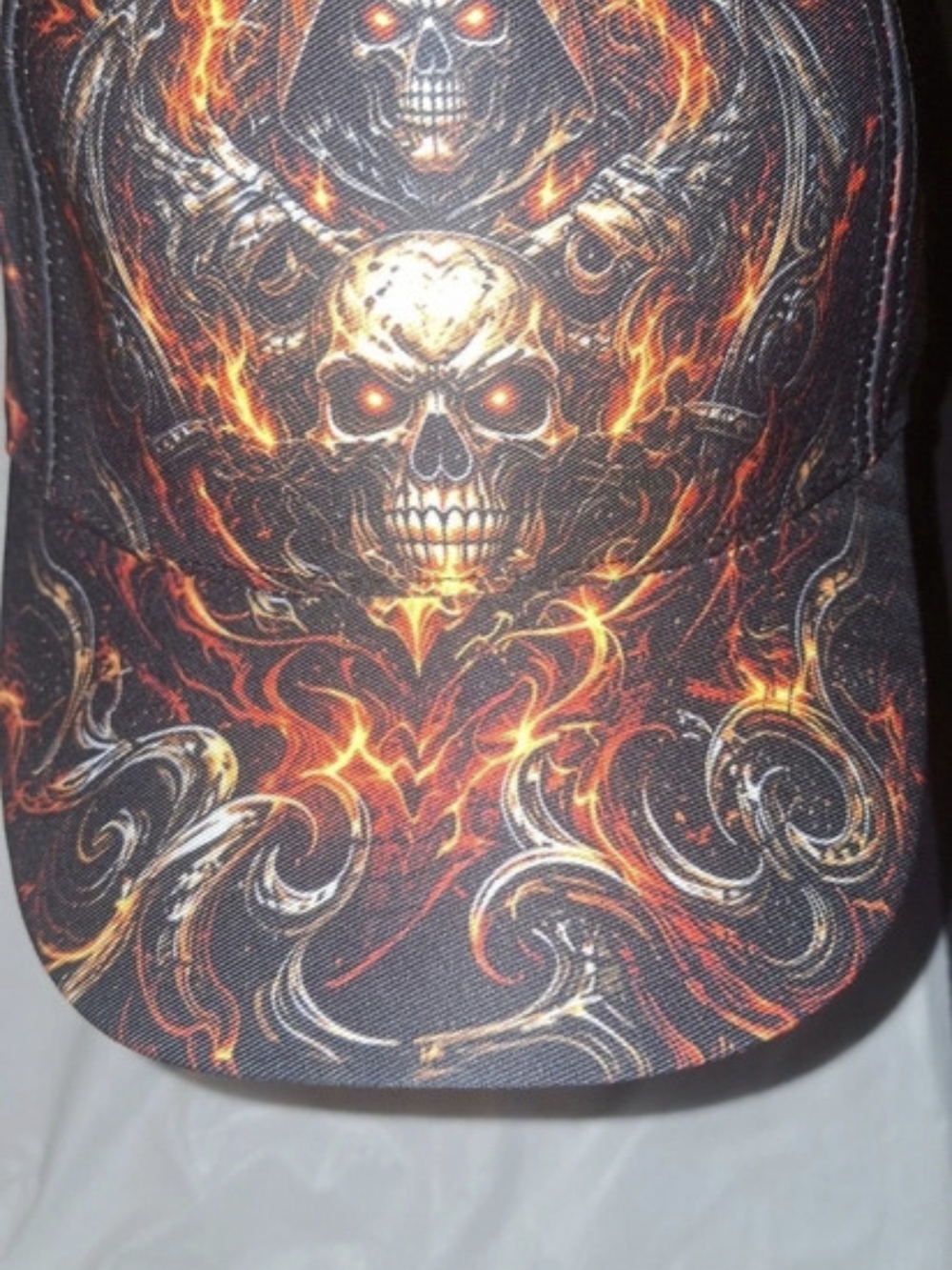 Graphic Skull Baseball Cap